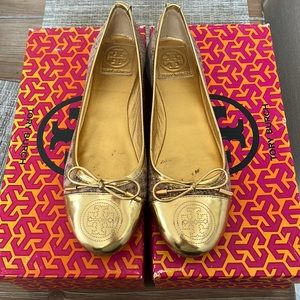 Tory Burch Snakeskin Flats
